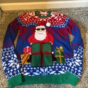 Festive Santa Ugly Sweater